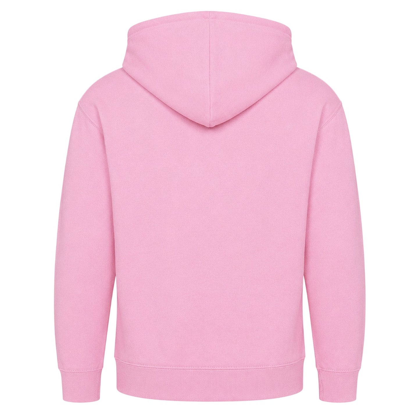 Pink - Back - AWD Childrens-Kids Caution Angry Gamer Hoodie