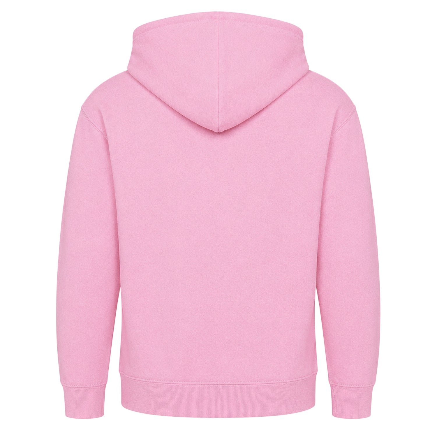 Pink - Back - AWD Childrens-Kids Caution Angry Gamer Hoodie