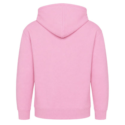Pink - Back - AWD Childrens-Kids Caution Angry Gamer Hoodie