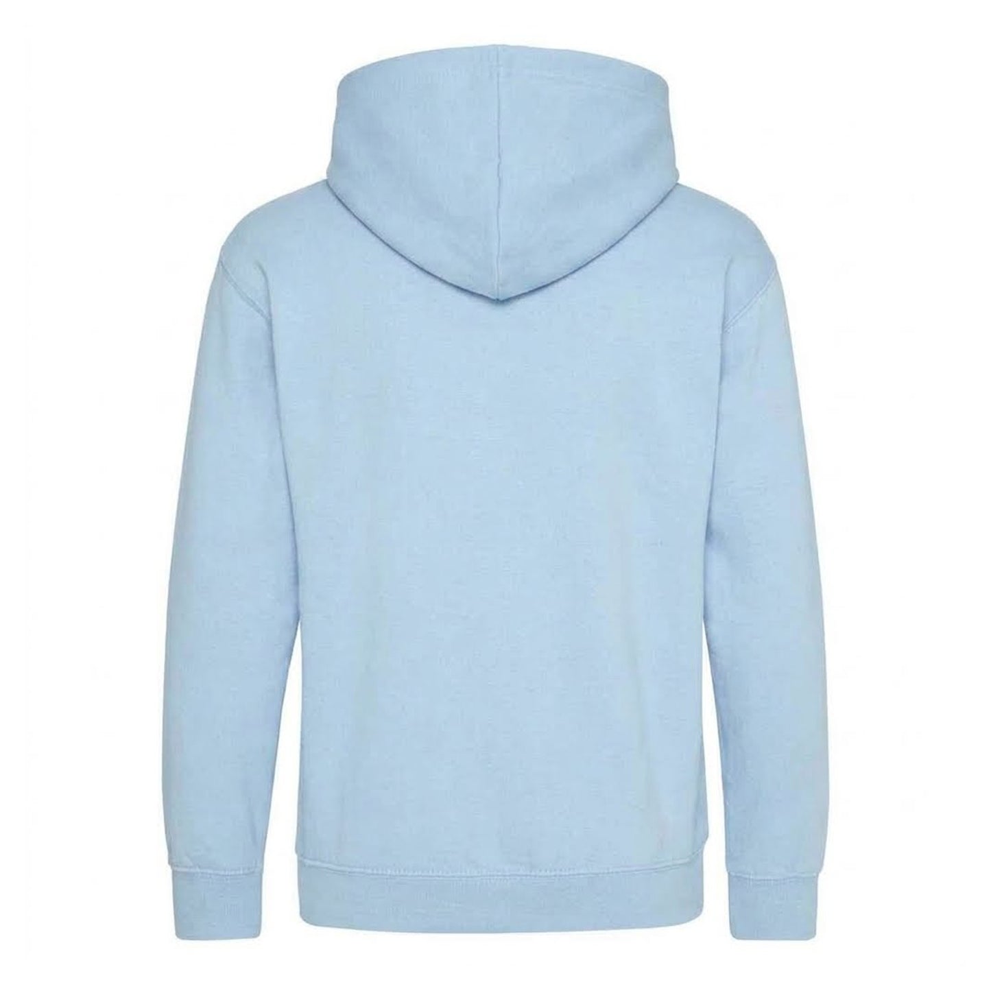 Light Blue - Back - AWD Childrens-Kids Caution Angry Gamer Hoodie