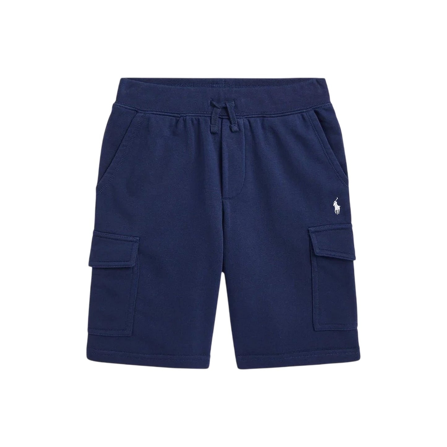 Navy - Front - Ralph Lauren Childrens-Kids Polo Fleece Cargo Shorts