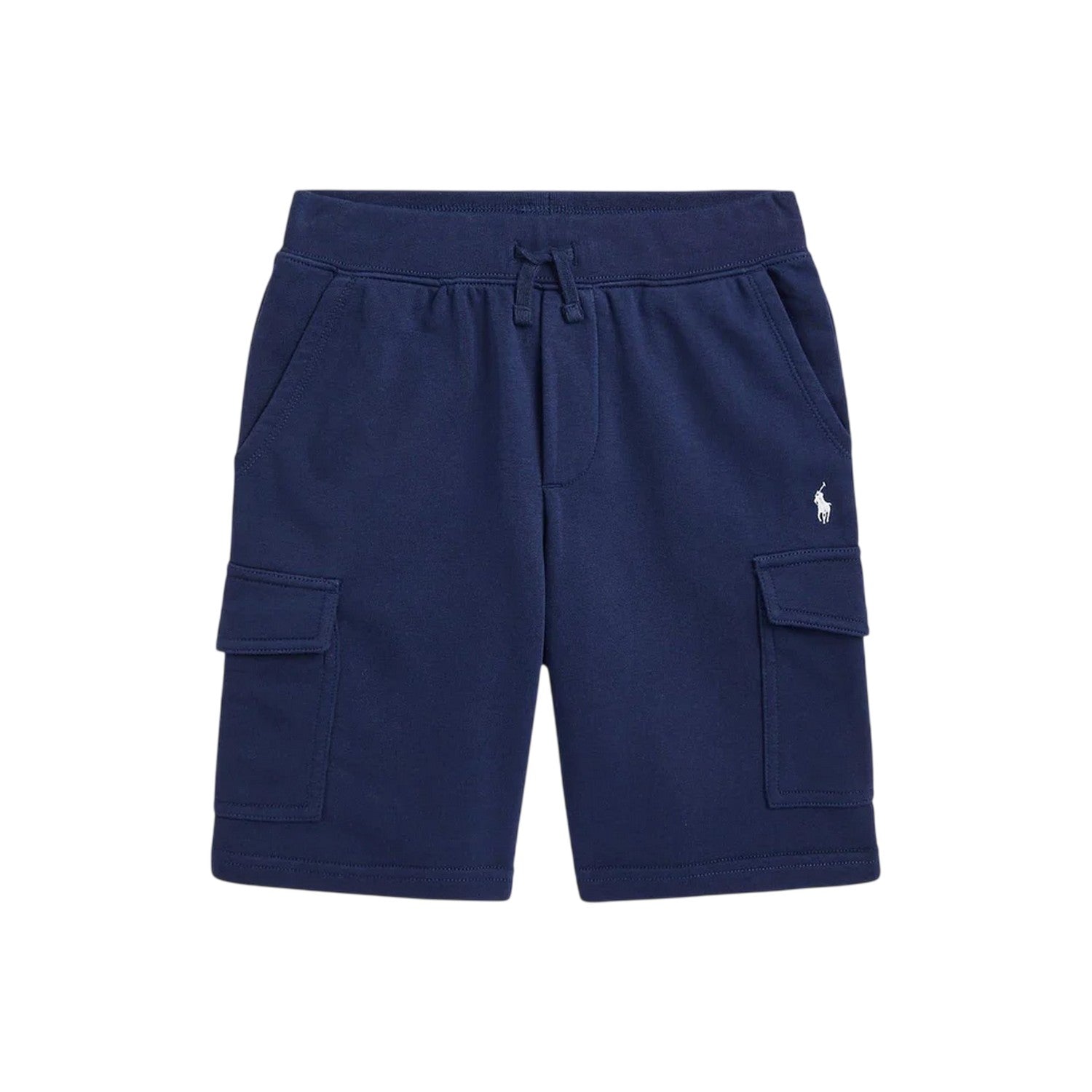 Navy - Front - Ralph Lauren Childrens-Kids Polo Fleece Cargo Shorts