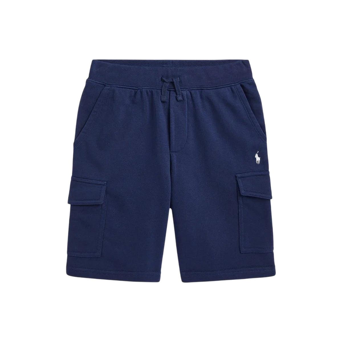 Navy - Front - Ralph Lauren Childrens-Kids Polo Fleece Cargo Shorts