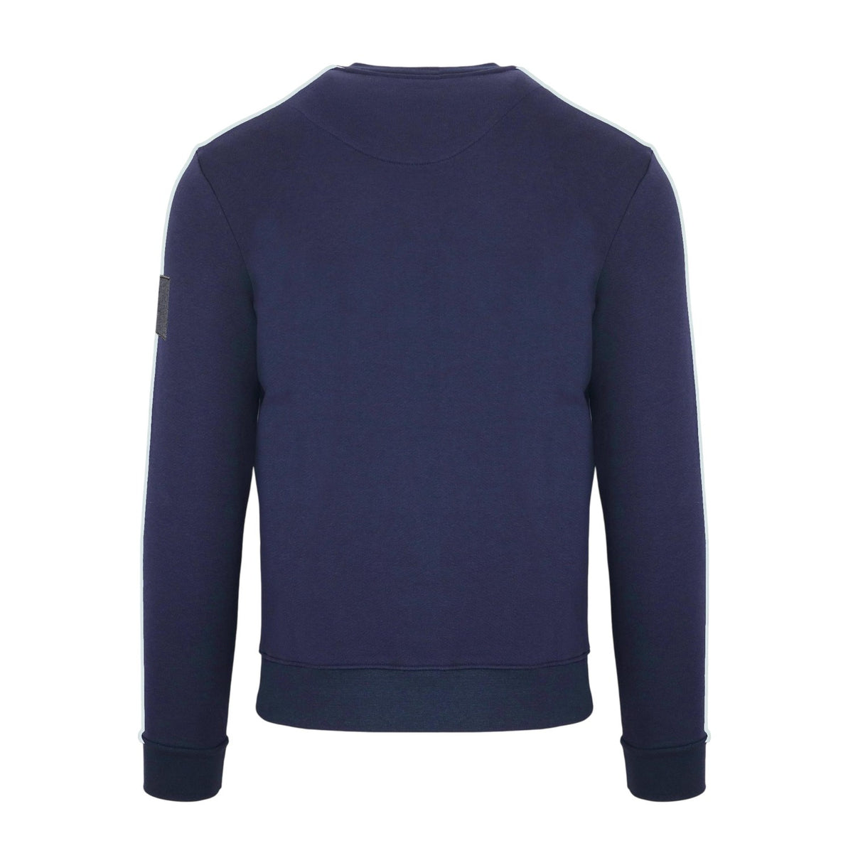 Navy - Back - Aquascutum Mens Patch Sweatshirt
