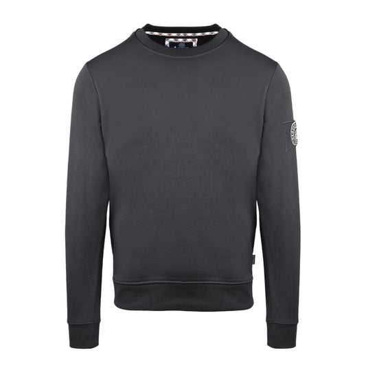 Antracite - Front - Aquascutum Mens Patch Sweatshirt