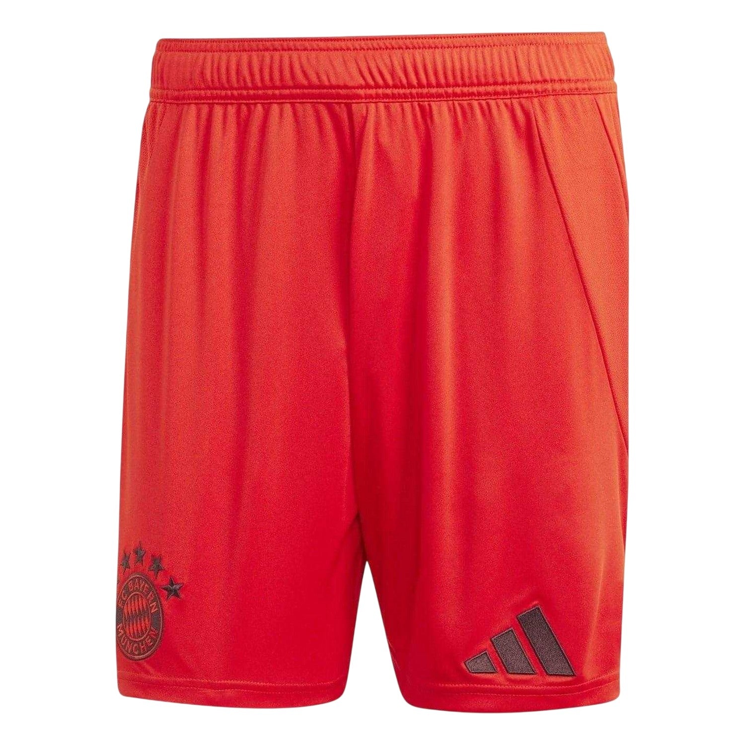 Red - Front - Adidas Unisex Adult 2024-2025 FC Bayern Munich Football Shorts