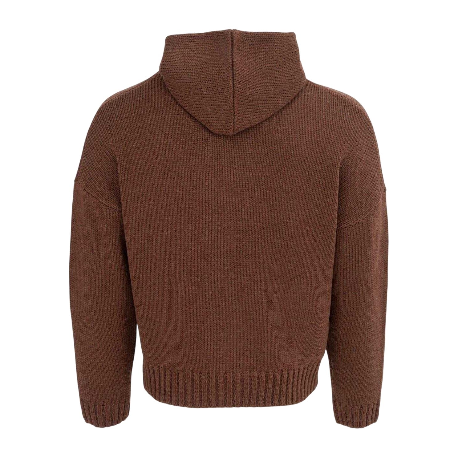 Brown - Back - Miso Womens-Ladies Bow Detail Relaxed Fit Sweatshirt
