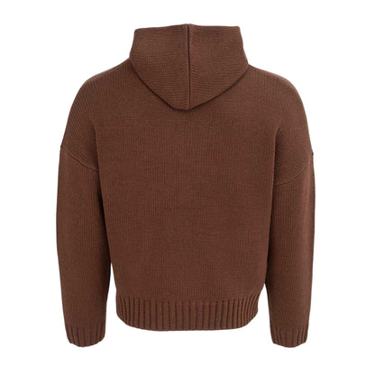 Brown - Back - Miso Womens-Ladies Bow Detail Relaxed Fit Sweatshirt