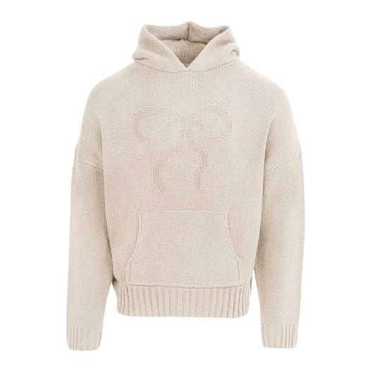Cream - Front - Miso Womens-Ladies Bow Detail Relaxed Fit Sweatshirt