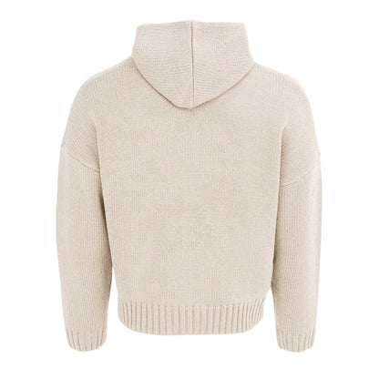 Cream - Back - Miso Womens-Ladies Bow Detail Relaxed Fit Sweatshirt