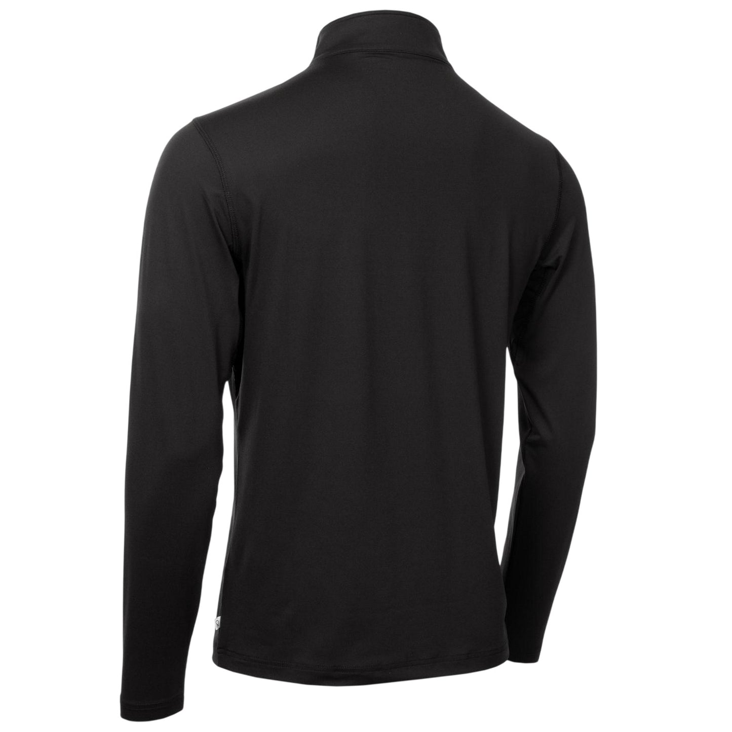 Black - Back - Calvin Klein Mens Albany Half Zip Golf Sweatshirt