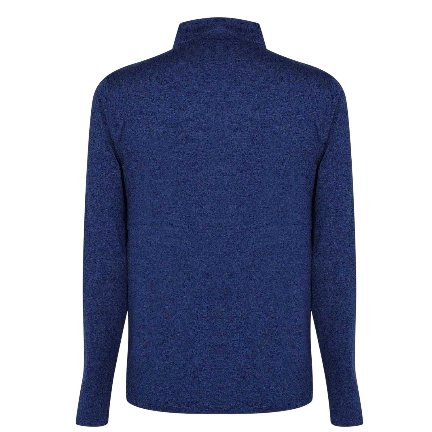 Navy Marl - Back - Calvin Klein Mens Albany Half Zip Golf Sweatshirt