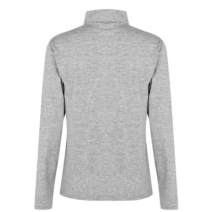 Silver Marl - Back - Calvin Klein Mens Albany Half Zip Golf Sweatshirt