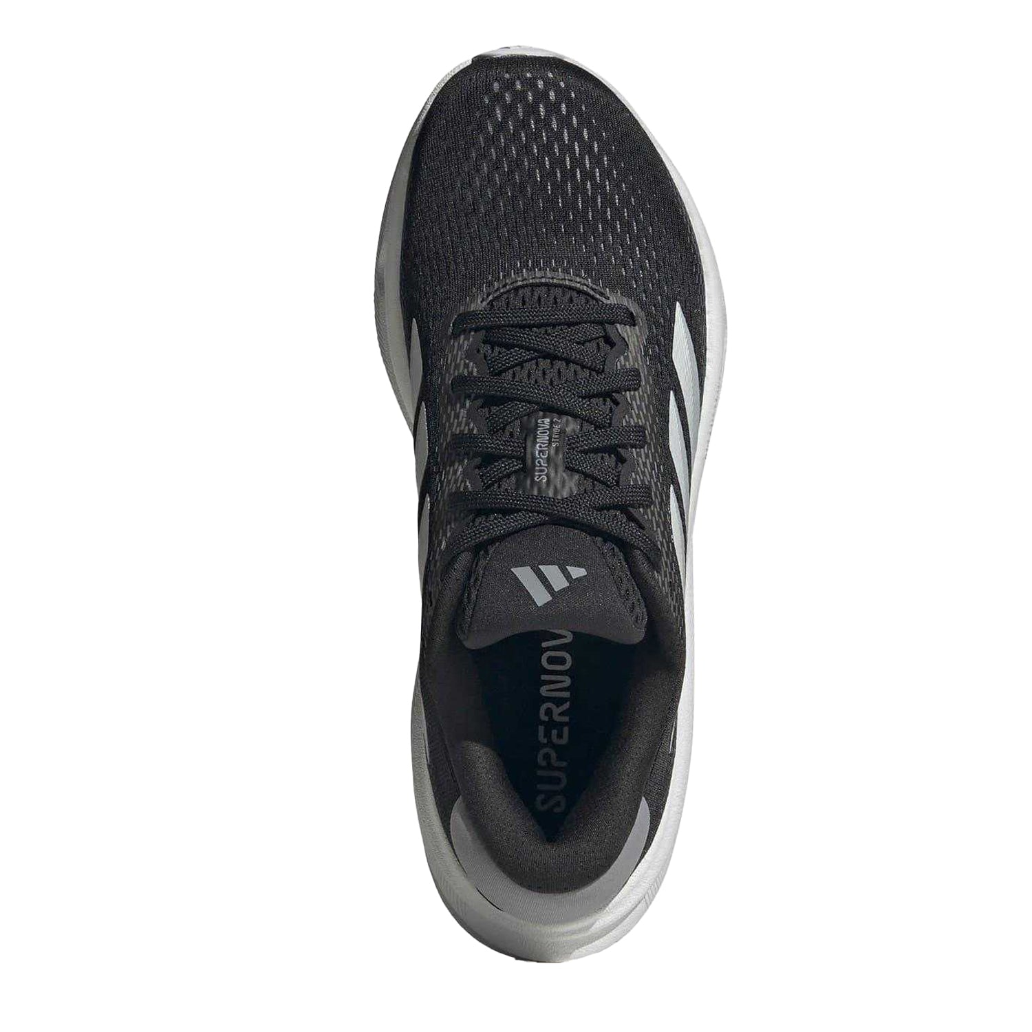 Black-White - Lifestyle - Adidas Womens-Ladies Supernova Stride 2 Running Shoes