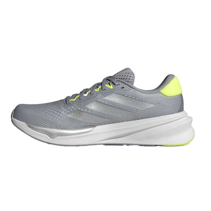 Silver - Side - Adidas Womens-Ladies Supernova Stride 2 Running Shoes