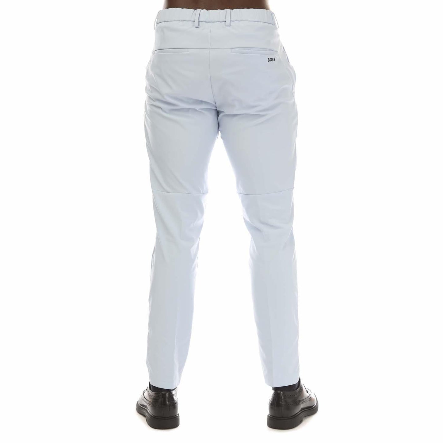Blue - Back - Boss Mens L-KaitonL Slim Trousers