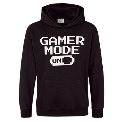 Black - Front - AWD Childrens-Kids Gamer Mode Hoodie