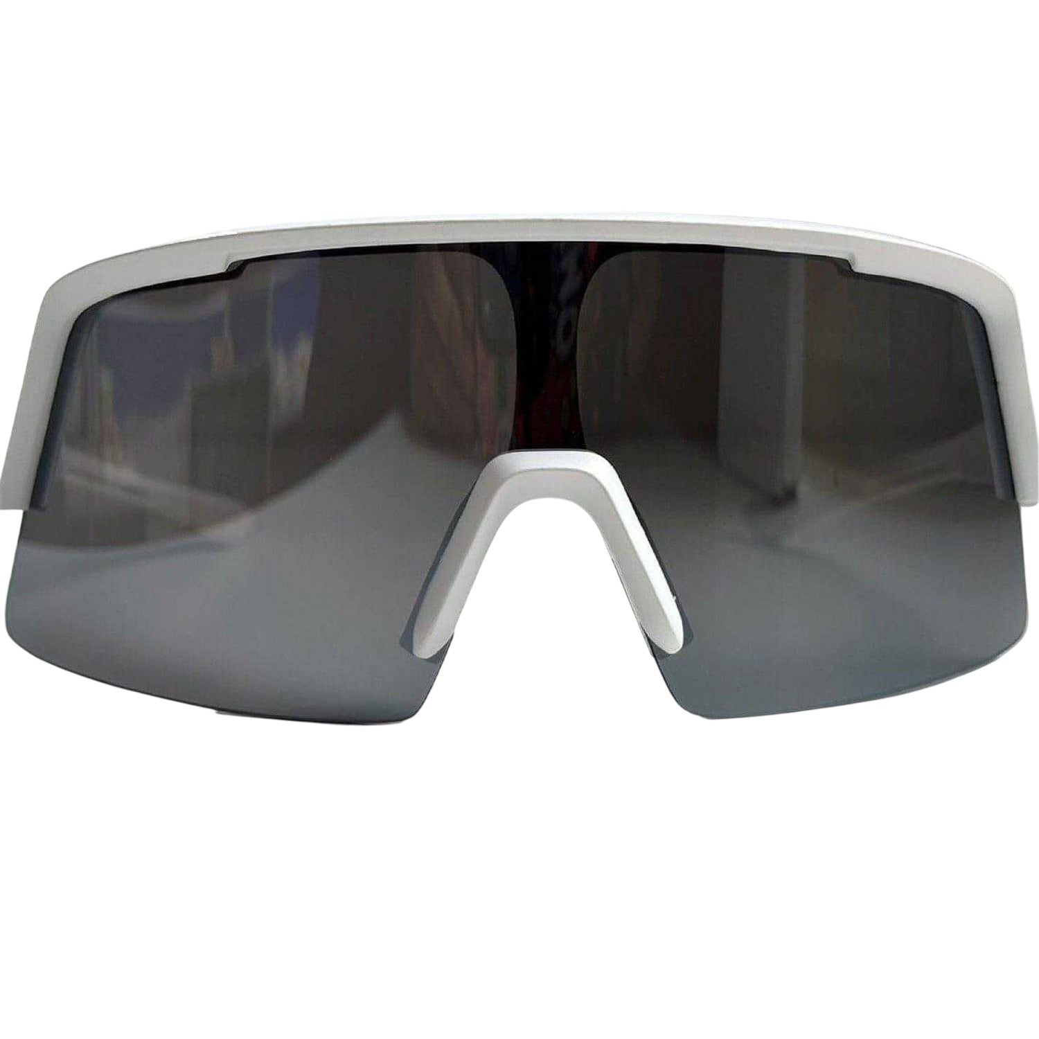 White-Black - Front - Pinnacle Unisex Adult Rectangular Sunglasses