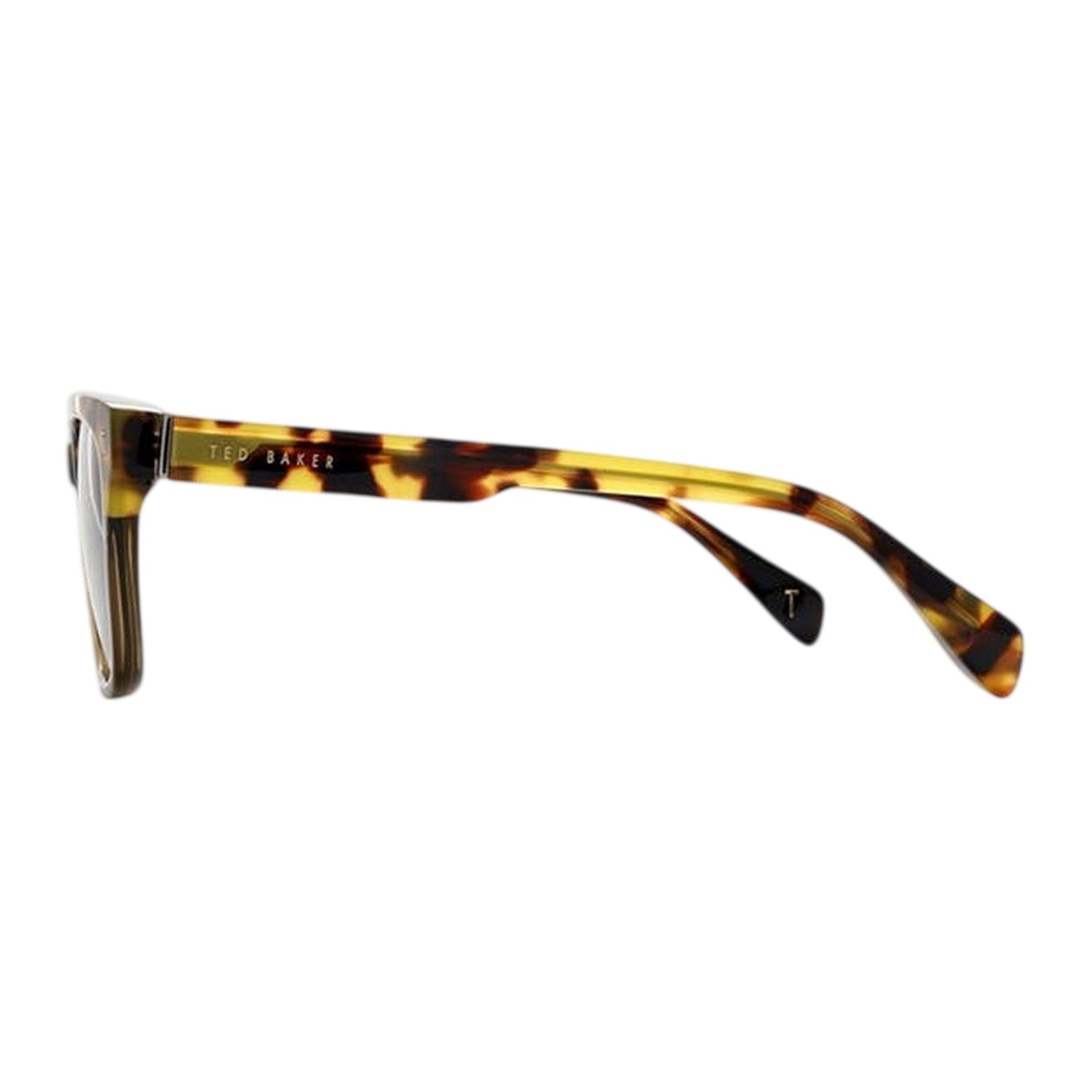 Tortoiseshell-Khaki - Side - Ted Baker Unisex Adult Elio Sunglasses