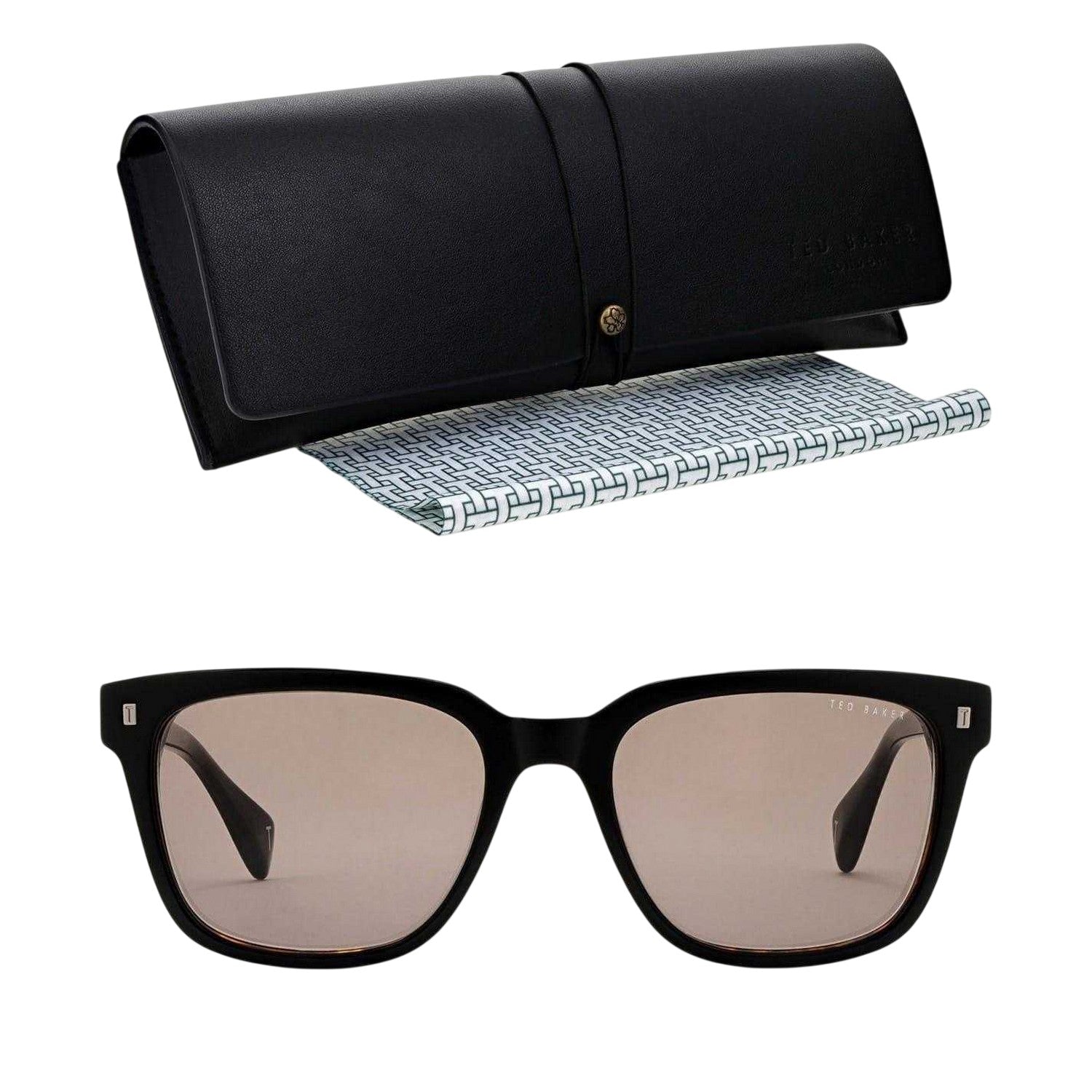 Black-Tortoiseshell - Lifestyle - Ted Baker Unisex Adult Elio Sunglasses