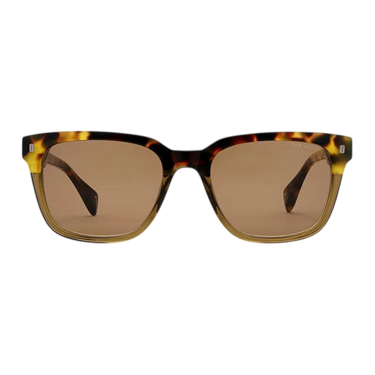 Tortoiseshell-Khaki - Front - Ted Baker Unisex Adult Elio Sunglasses