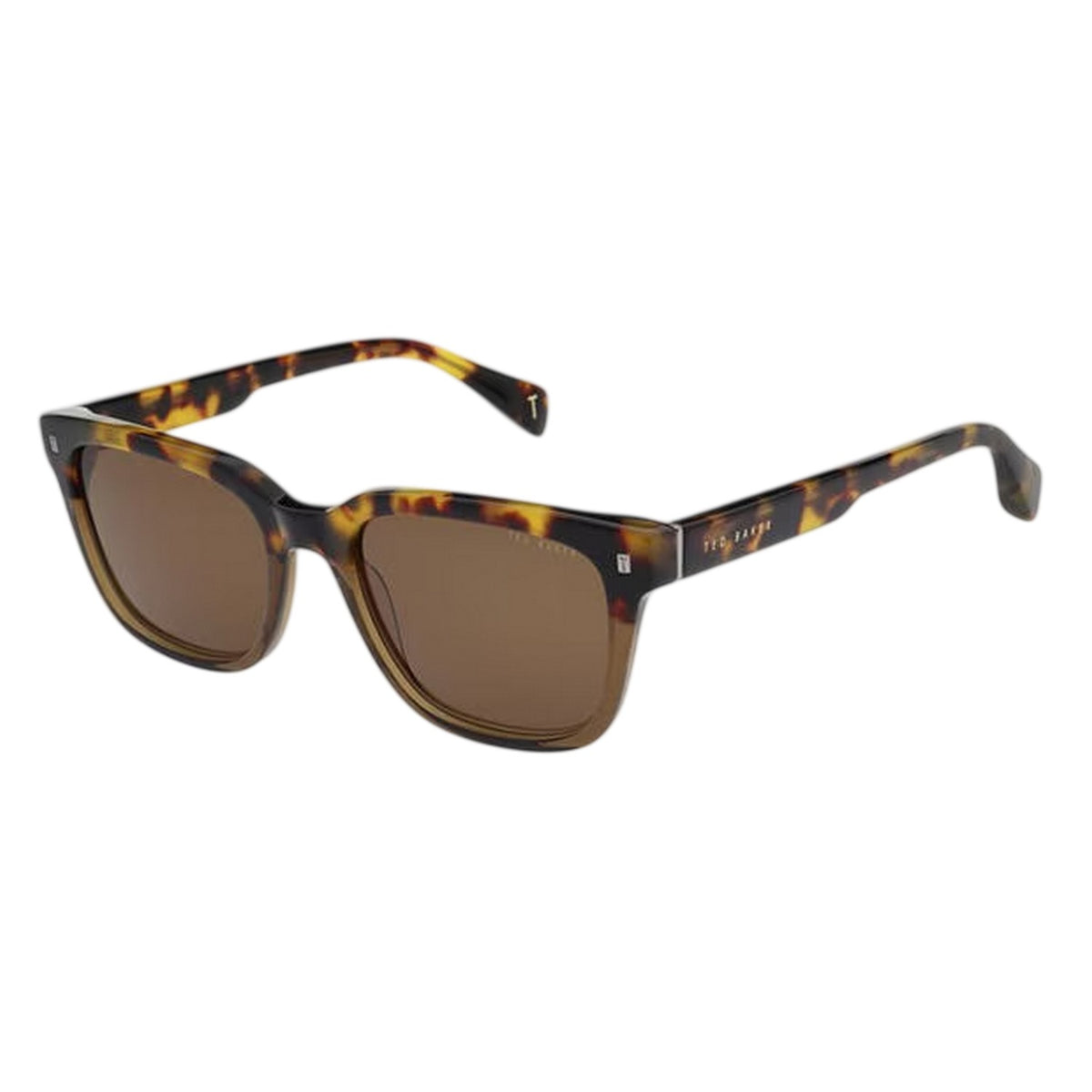 Tortoiseshell-Khaki - Back - Ted Baker Unisex Adult Elio Sunglasses