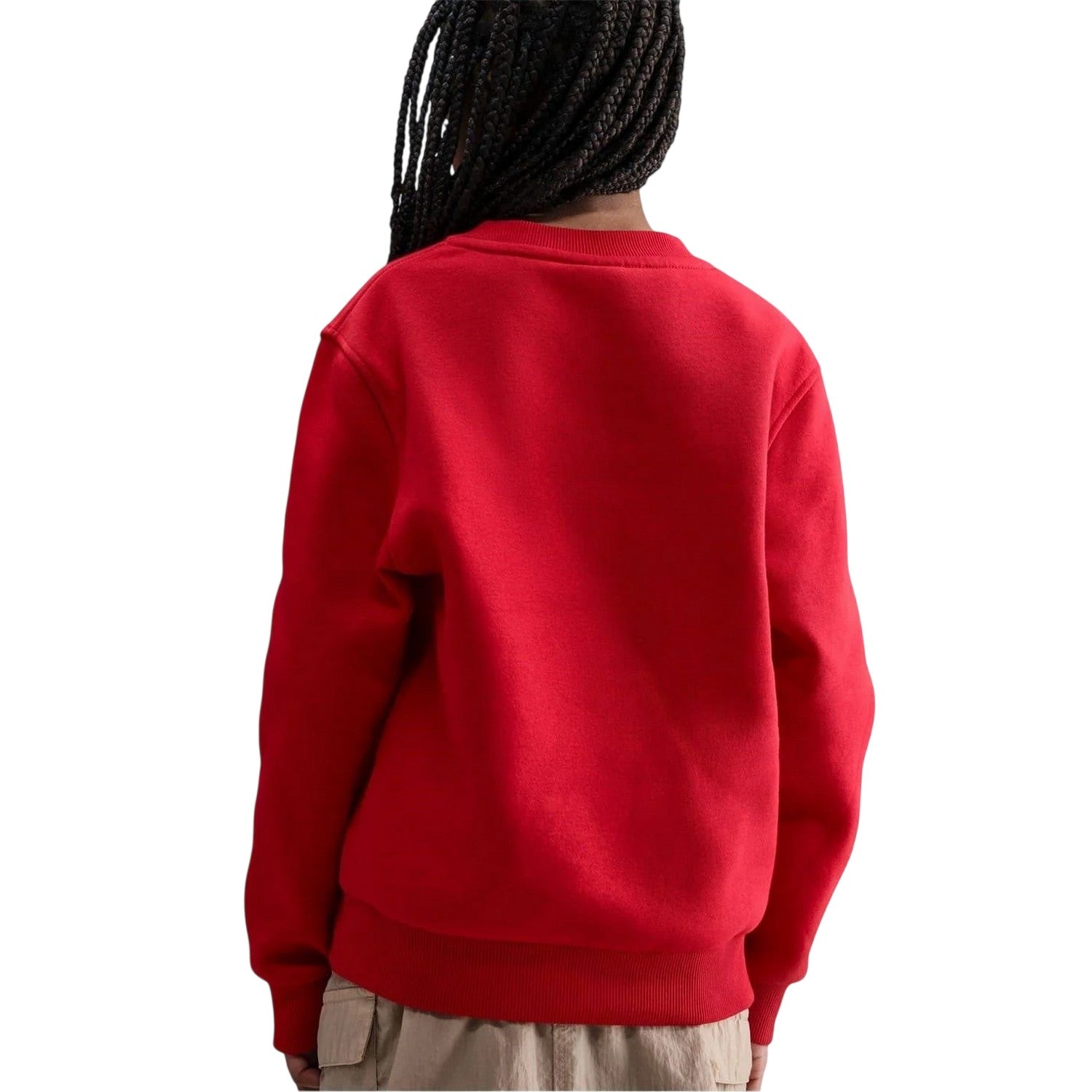 Red-Gold - Back - Nike Childrens-Kids Gold Logo Sweatshirt