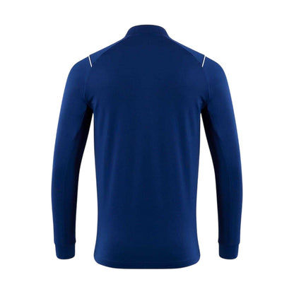 Blue - Back - Rangers FC Mens Zip Neck Regular Sweatshirt