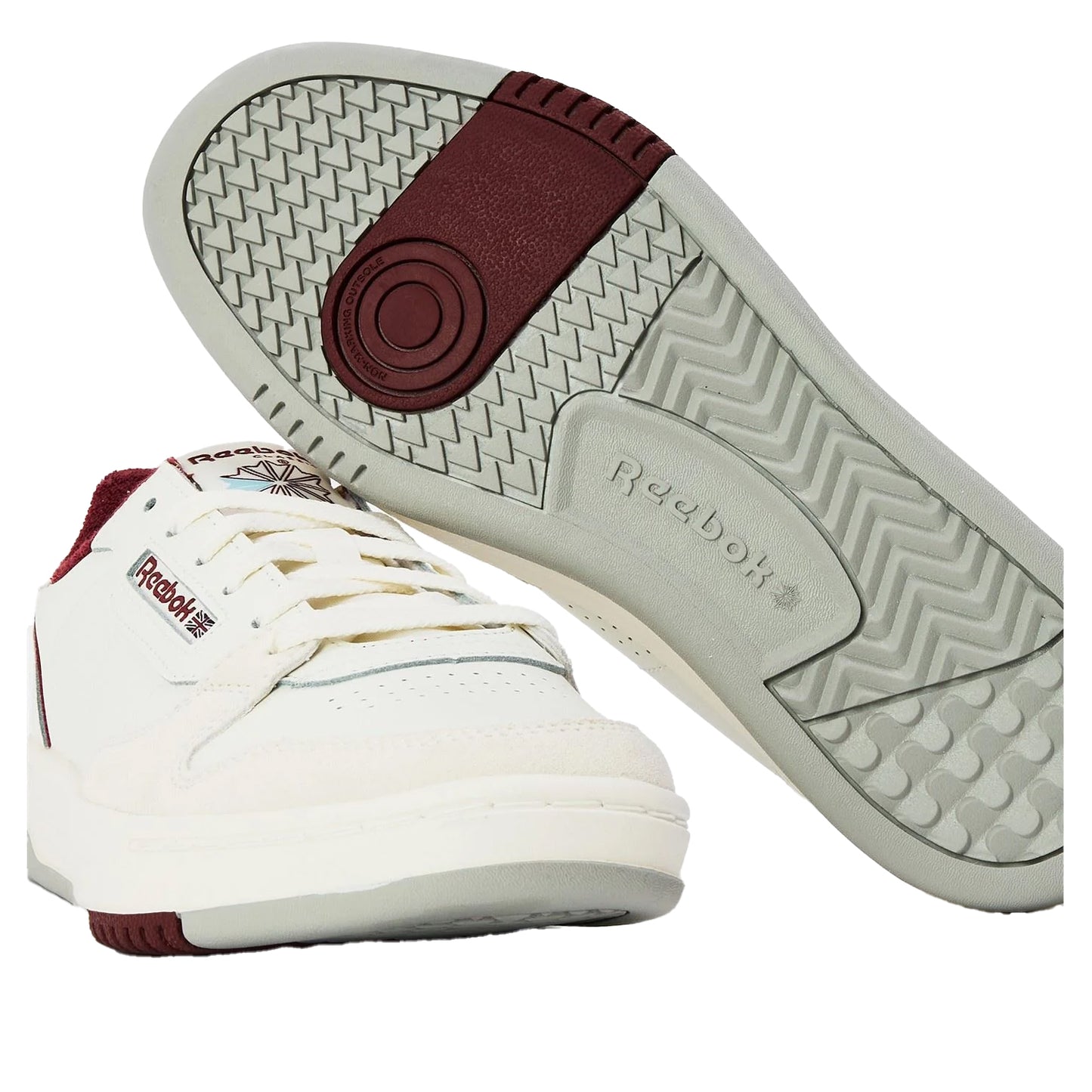 Chalk-Grey - Lifestyle - Reebok Unisex Adult Phase Leather Court Shoes