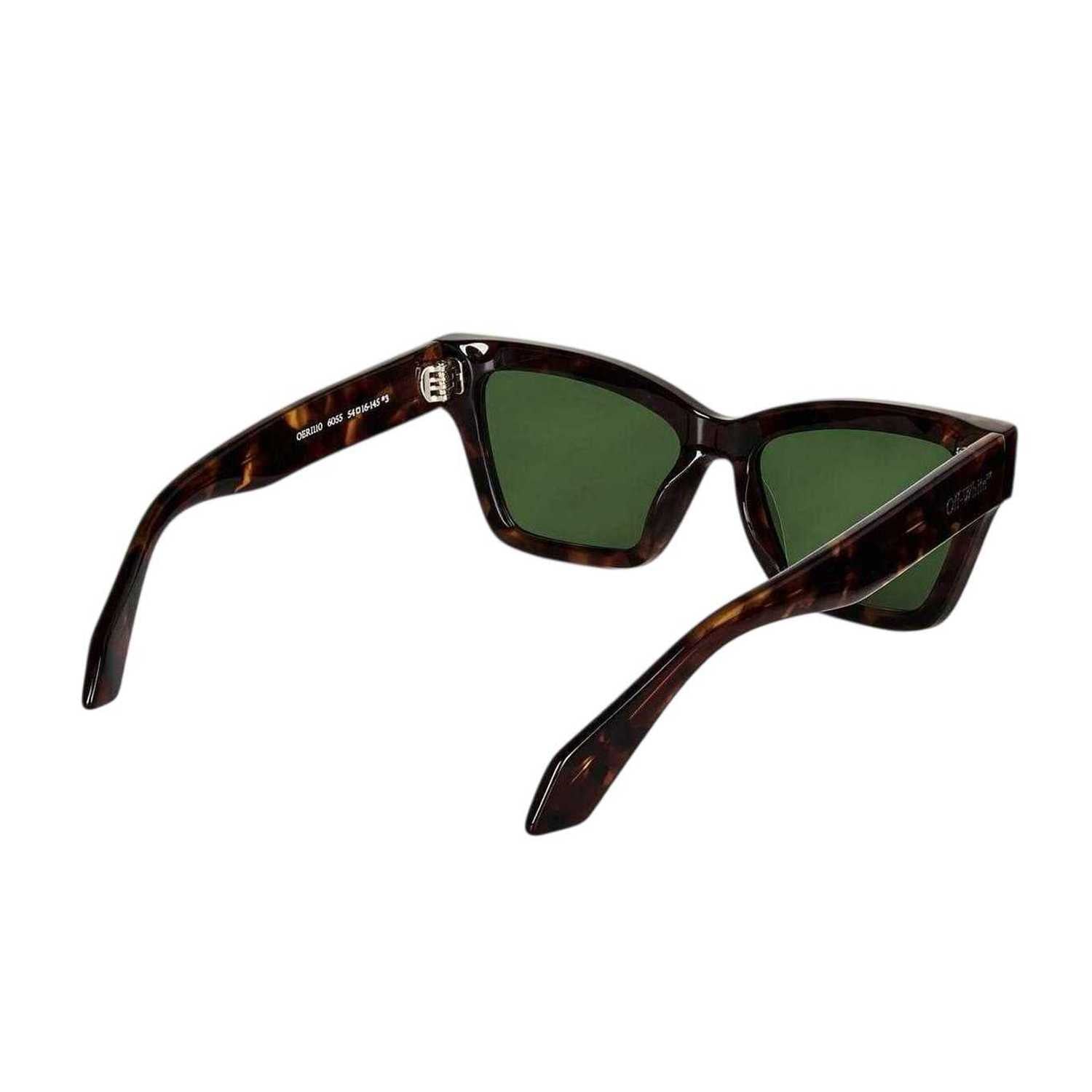 Havana - Back - Off White Unisex Adult Cincinnati Cat Eye Sunglasses