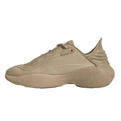 Beige - Side - Adidas Unisex Adult Originals Adifoam Textile Low Flat Trainers