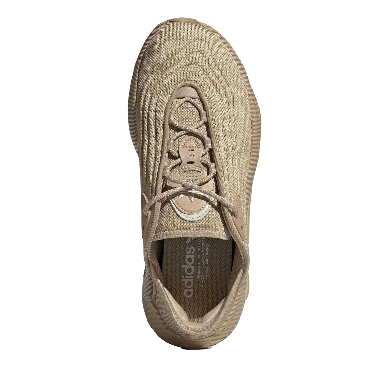 Beige - Lifestyle - Adidas Unisex Adult Originals Adifoam Textile Low Flat Trainers