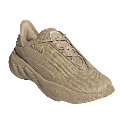 Beige - Pack Shot - Adidas Unisex Adult Originals Adifoam Textile Low Flat Trainers