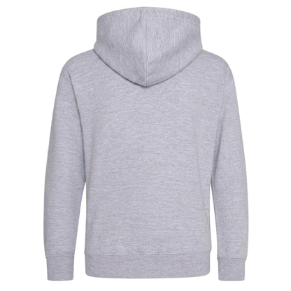Grey - Back - AWD Childrens-Kids Retro Gaming Pixelated Hoodie