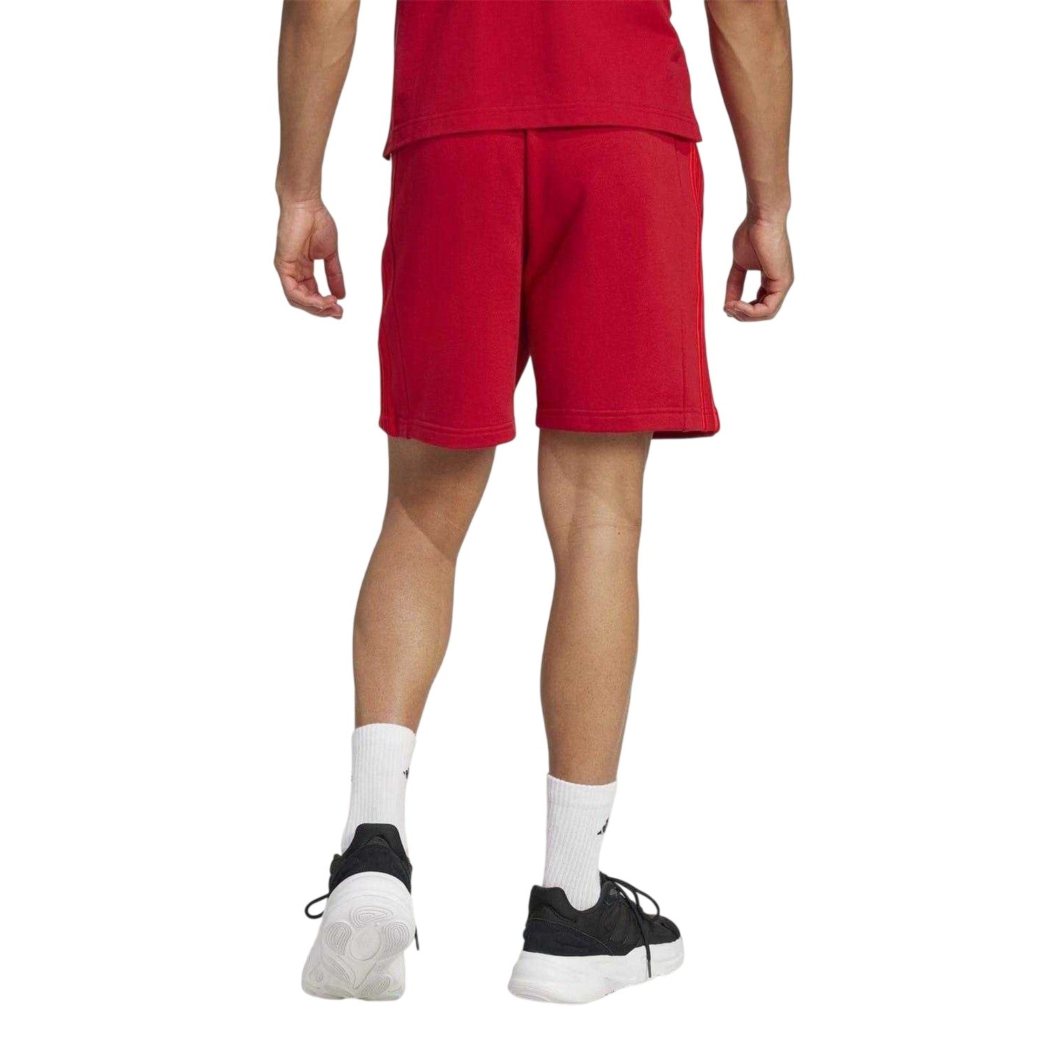 Red - Back - Adidas Mens DNA FC Bayern Munich Shorts