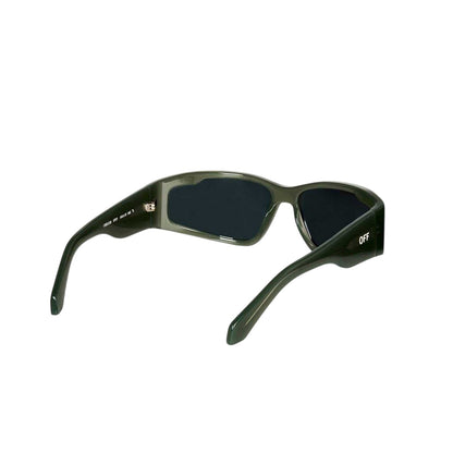 Olive - Back - Off White Mens Kimball Rectangle Sunglasses