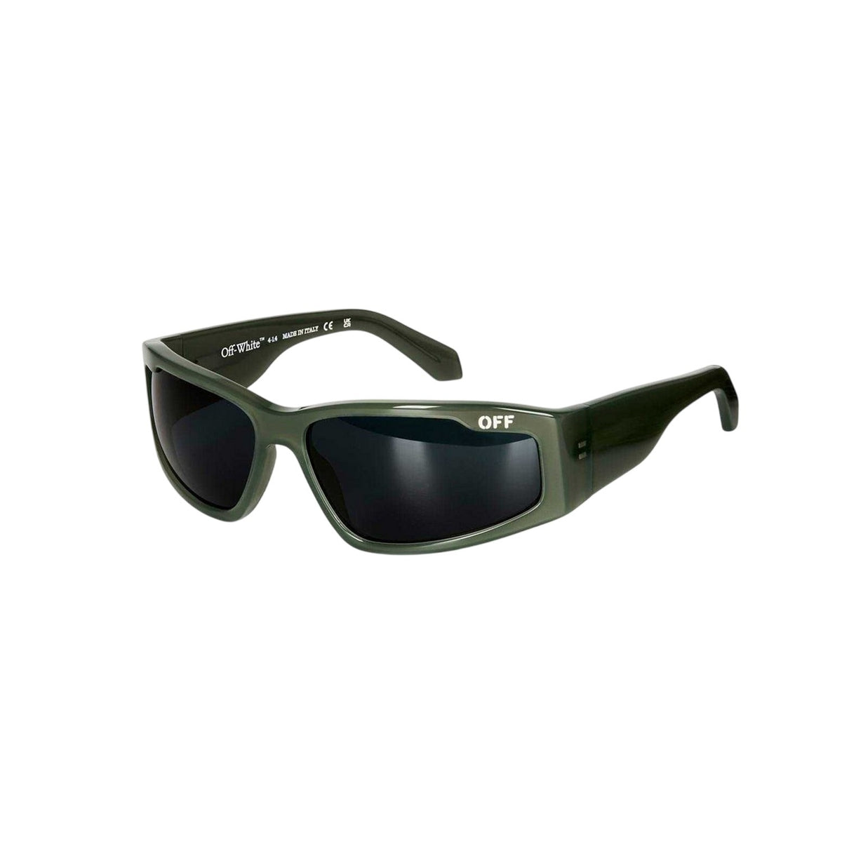 Olive - Front - Off White Mens Kimball Rectangle Sunglasses