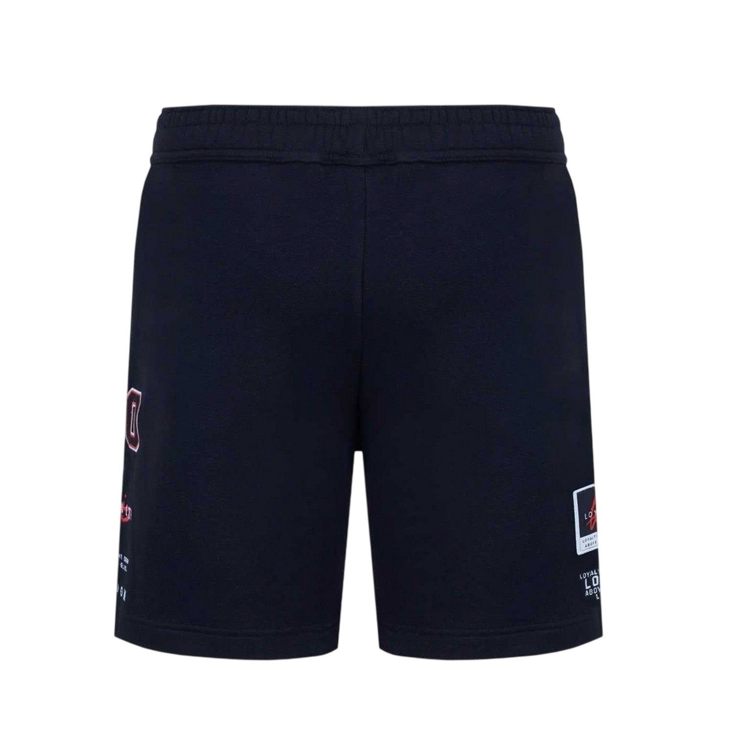 Black-Red - Back - Loyalti Unisex Adult Kareem Sweat Shorts
