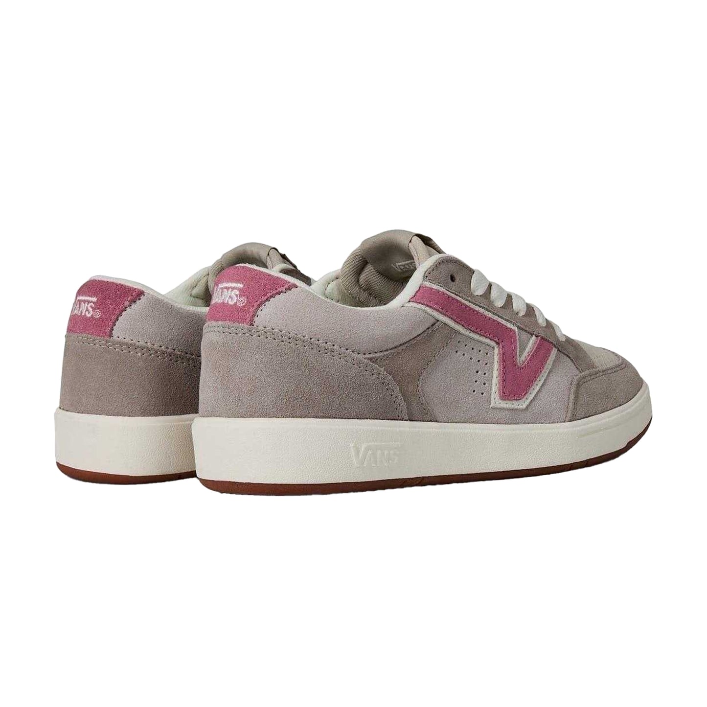 Pink - Back - Vans Womens-Ladies Lowland Comfycush Trainers