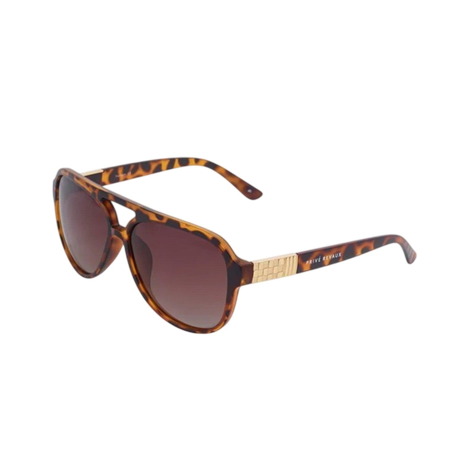 Tortoiseshell - Front - Prive Revaux The Nash Cat Eye Sunglasses