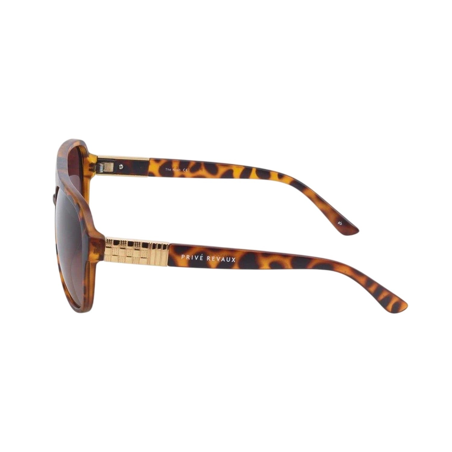 Tortoiseshell - Back - Prive Revaux The Nash Cat Eye Sunglasses