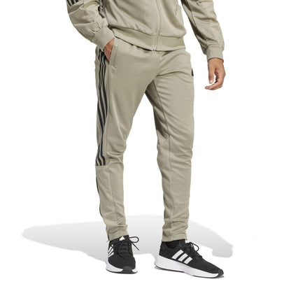 Green - Pack Shot - Adidas Mens Tiro Material Mix Jogging Bottoms