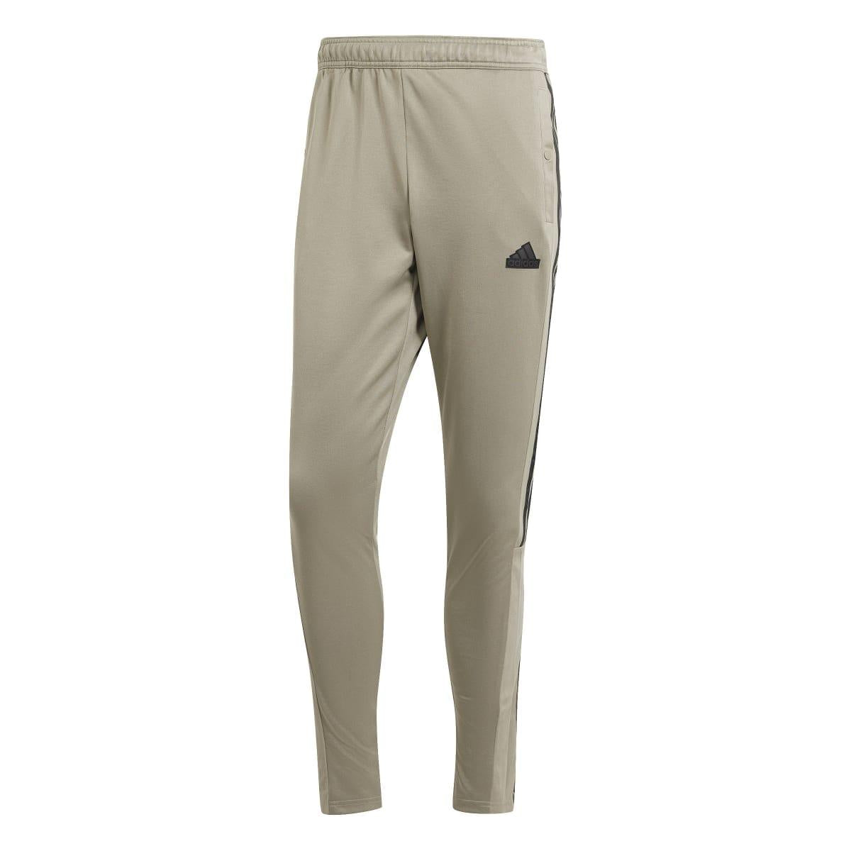 Green - Front - Adidas Mens Tiro Material Mix Jogging Bottoms