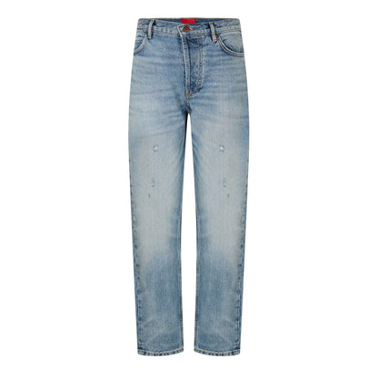Bright Blue - Front - Hugo Womens-Ladies Denim Slim Jeans