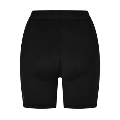 Black - Back - Everlast Womens-Ladies Nylon Logo Shorts