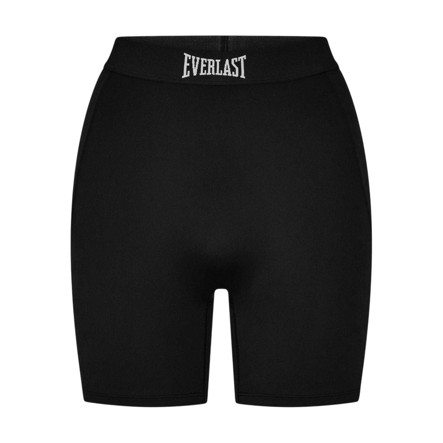 Black - Front - Everlast Womens-Ladies Nylon Logo Shorts