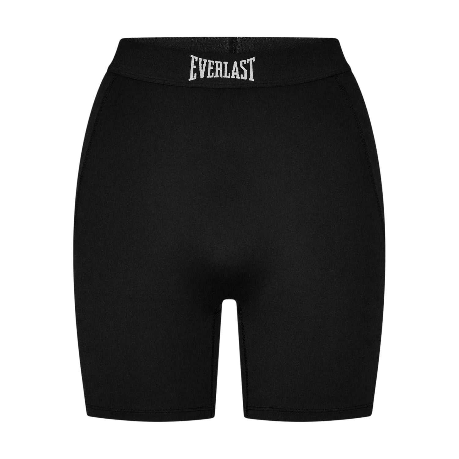 Black - Front - Everlast Womens-Ladies Nylon Logo Shorts