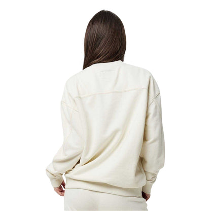 Vintage White - Back - Jack Wills Womens-Ladies Drop Shoulder Relaxed Fit Sweatshirt