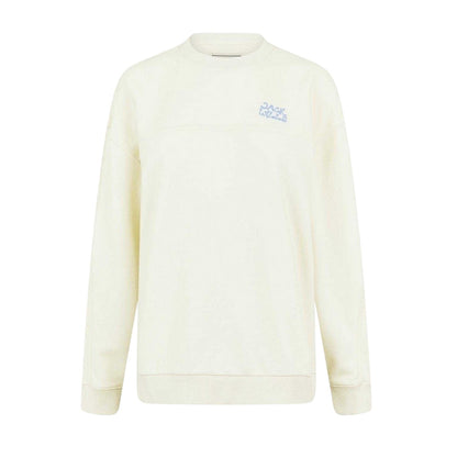 Vintage White - Front - Jack Wills Womens-Ladies Drop Shoulder Relaxed Fit Sweatshirt