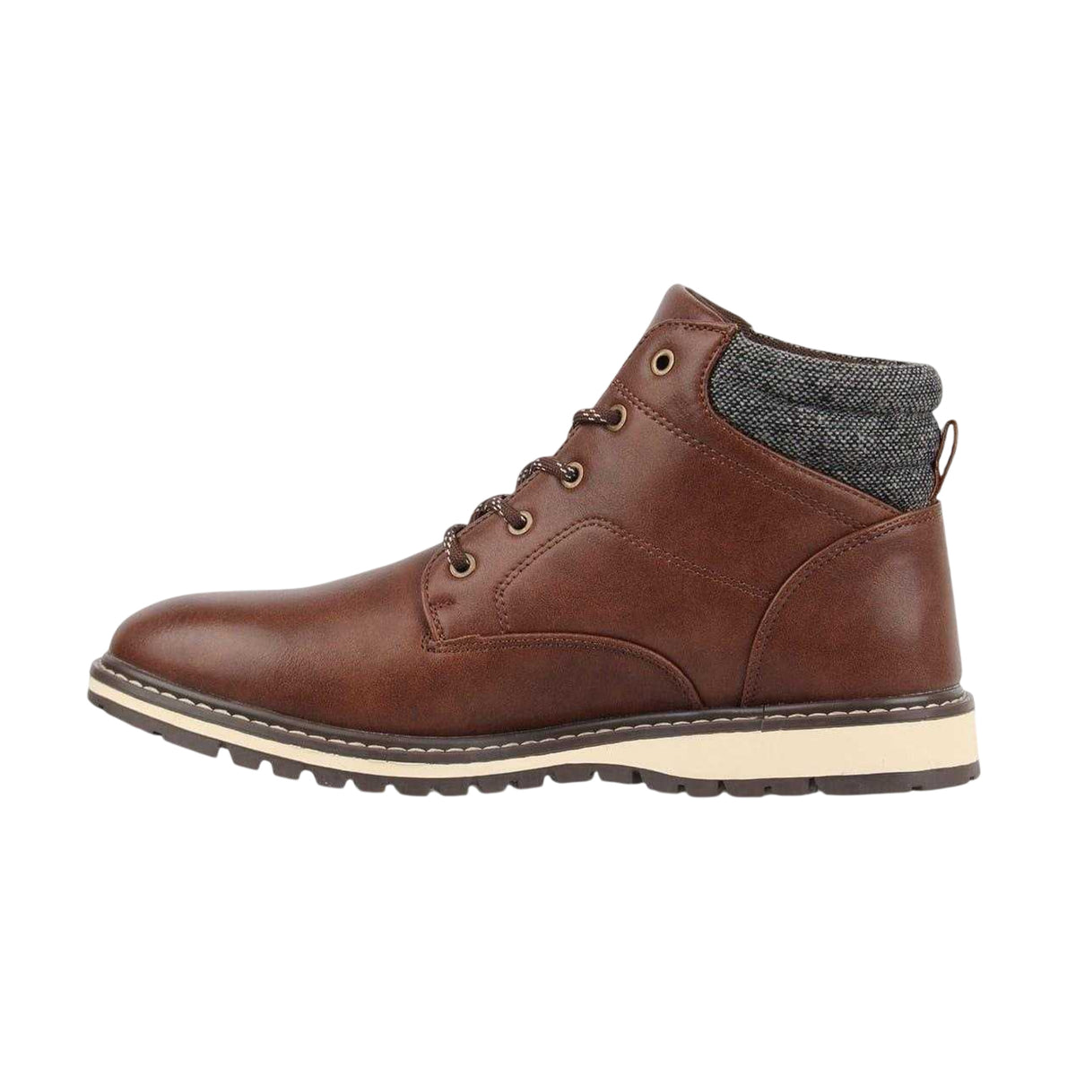 Brown - Back - Nicholas Deakins Mens Lace Up Chukka Boots